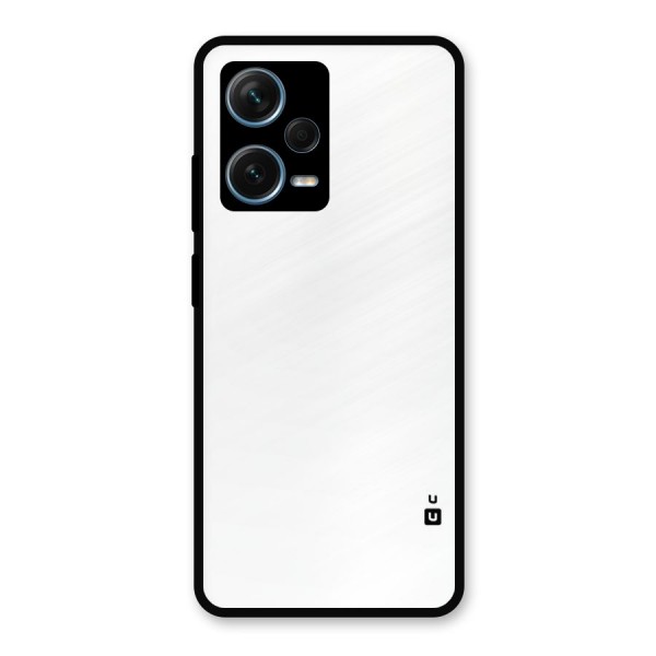 Plain White Metal Back Case for Redmi Note 12 Pro Plus 5G