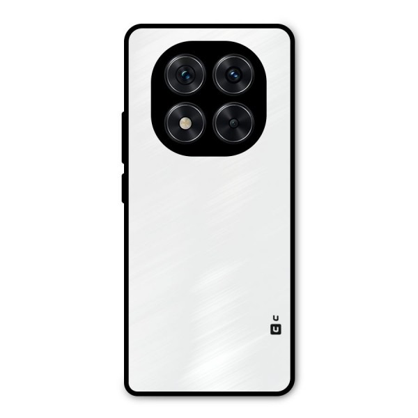 Plain White Metal Back Case for Redmi Note 14 Pro 5G