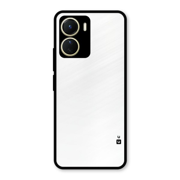 Plain White Metal Back Case for Vivo T2x