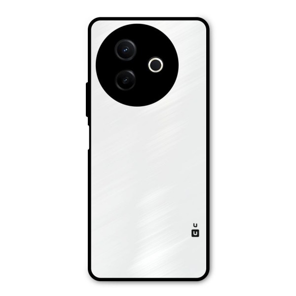 Plain White Metal Back Case for Vivo Y39