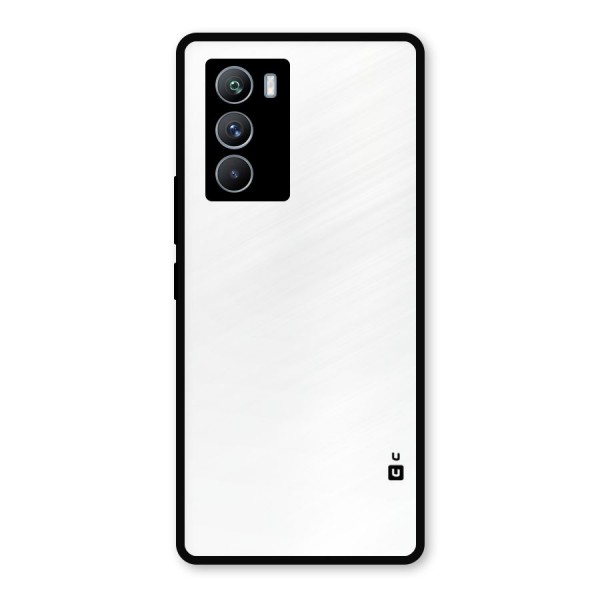 Plain White Metal Back Case for iQOO 9 SE