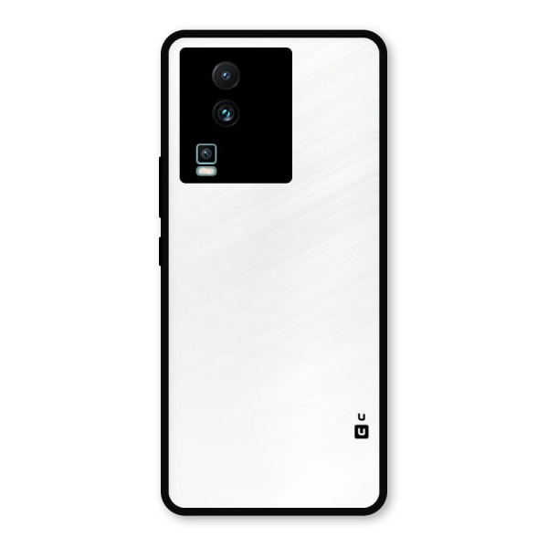 Plain White Metal Back Case for iQOO Neo 7 Pro