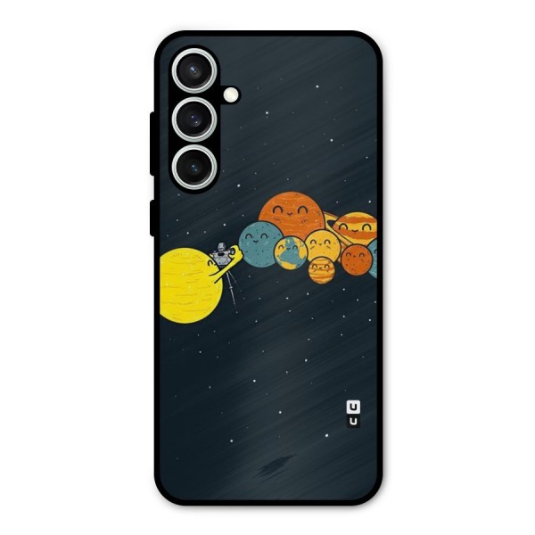 Planet Family Metal Back Case for Galaxy S23 FE