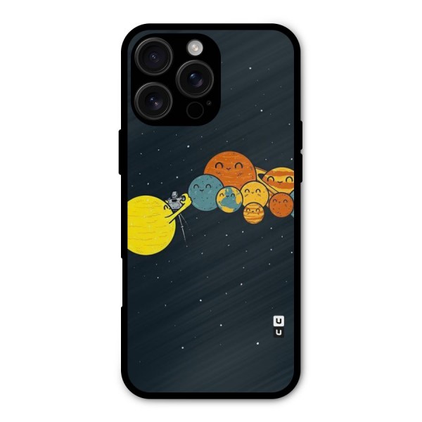 Planet Family Metal Back Case for iPhone 16 Pro Max