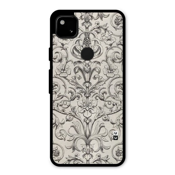 Pleasing Artsy Design Metal Back Case for Google Pixel 4a