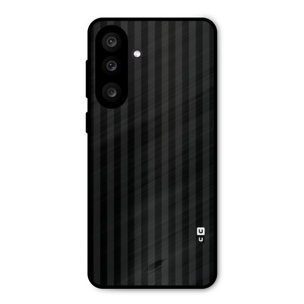 Pleasing Dark Stripes Metal Back Case for Galaxy M56