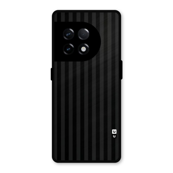 Pleasing Dark Stripes Metal Back Case for OnePlus 11R