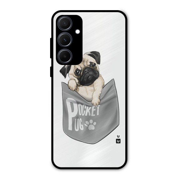 Pocket Pug Metal Back Case for Galaxy A35
