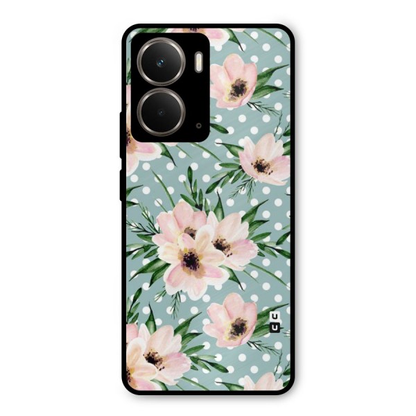 Polka Art Floral Metal Back Case for Realme P3