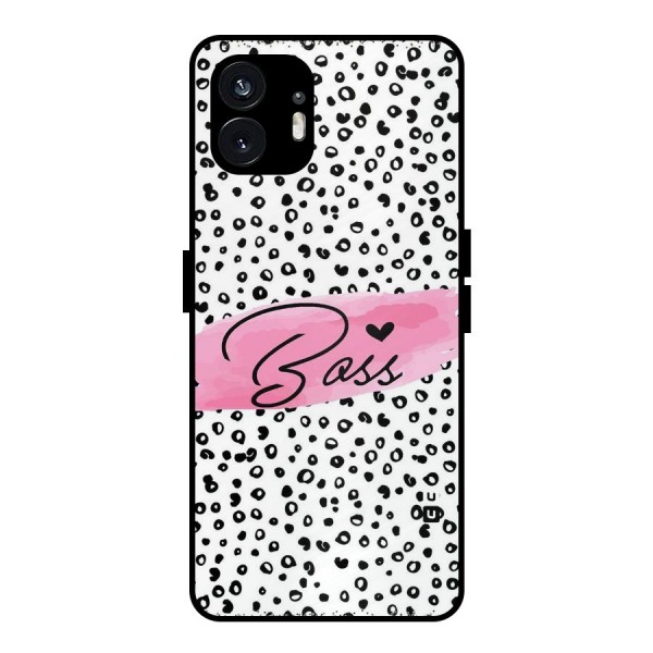 Polka Boss Metal Back Case for Nothing Phone 2