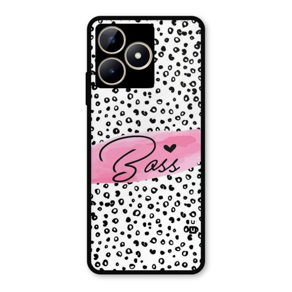 Polka Boss Metal Back Case for Realme C53