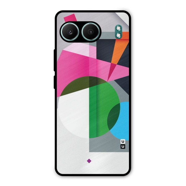 Polygons Cute Pattern Metal Back Case for OnePlus Nord 4
