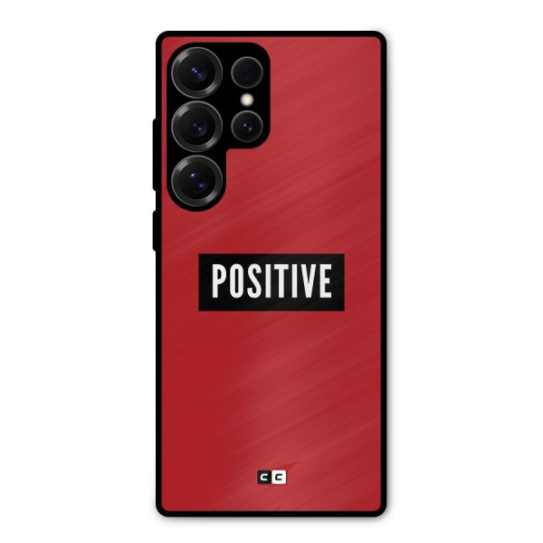 Positive Minimal Metal Back Case for Galaxy S25 Ultra