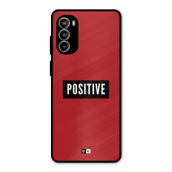 Positive Minimal Metal Back Case for Moto G52