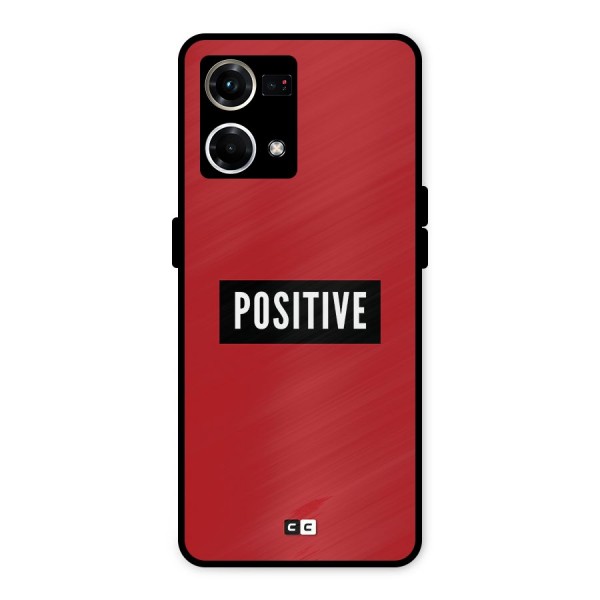 Positive Minimal Metal Back Case for Oppo F21 Pro 4G