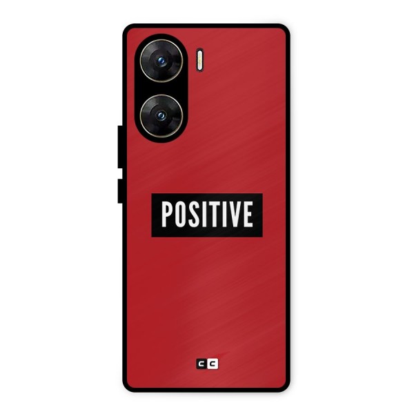Positive Minimal Metal Back Case for Vivo V29e