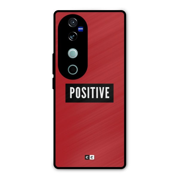 Positive Minimal Metal Back Case for Vivo V40