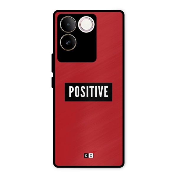 Positive Minimal Metal Back Case for iQOO Z7 Pro