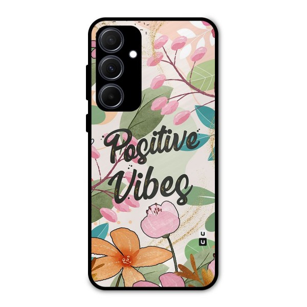 Positive Vibes Metal Back Case for Galaxy A35