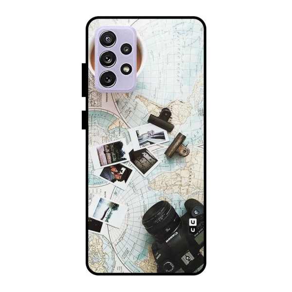 Post Stamps Travel Metal Back Case for Galaxy A72