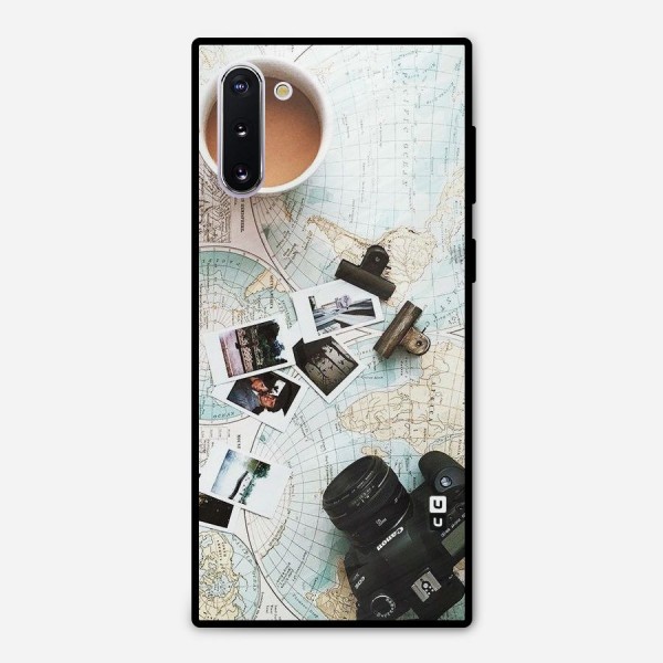 Post Stamps Travel Metal Back Case for Galaxy Note 10