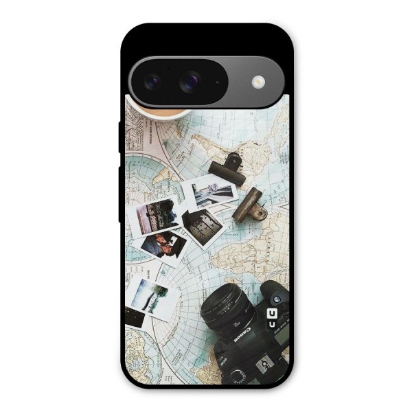 Post Stamps Travel Metal Back Case for Google Pixel 9