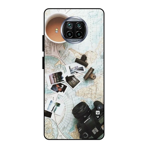 Post Stamps Travel Metal Back Case for Mi 10i