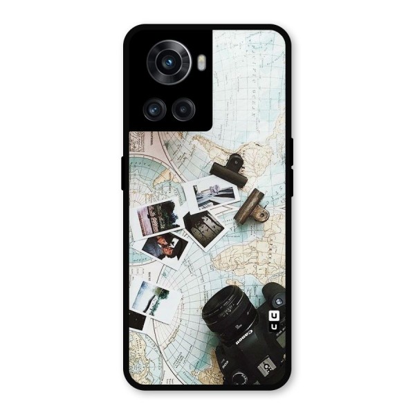 Post Stamps Travel Metal Back Case for OnePlus 10R
