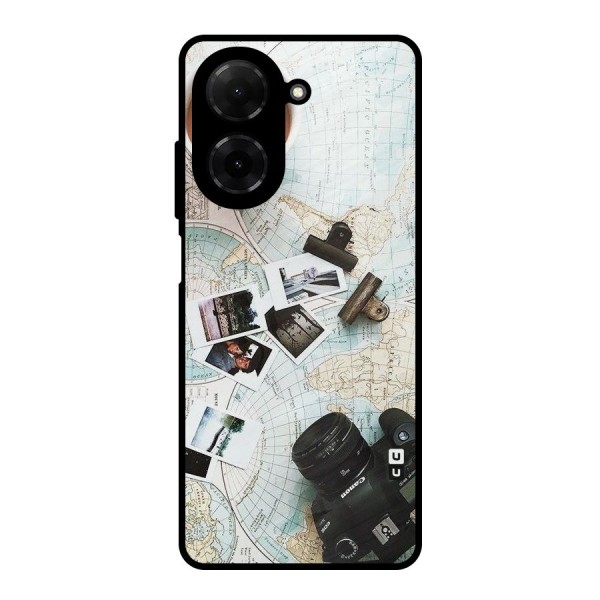 Post Stamps Travel Metal Back Case for Poco C71