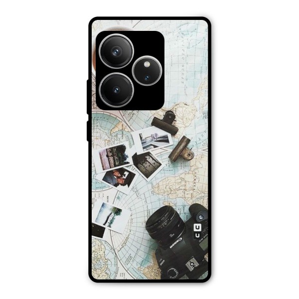 Post Stamps Travel Metal Back Case for Realme GT 6