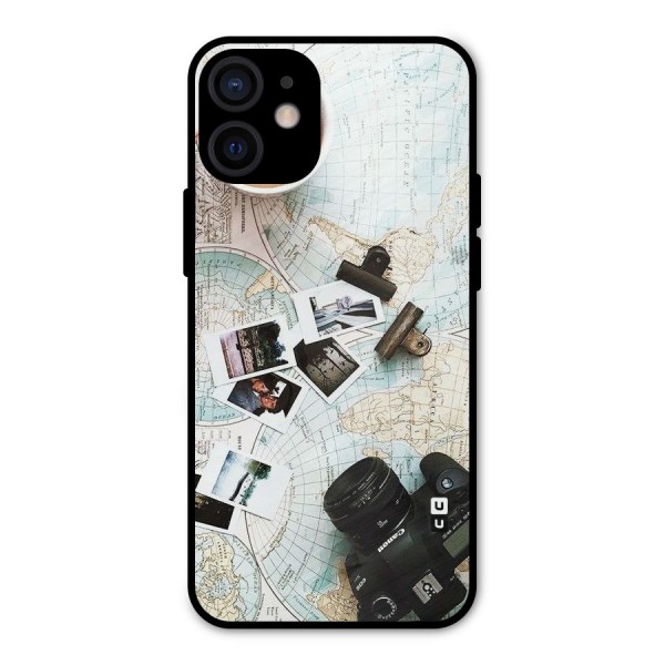 Post Stamps Travel Metal Back Case for iPhone 12 Mini