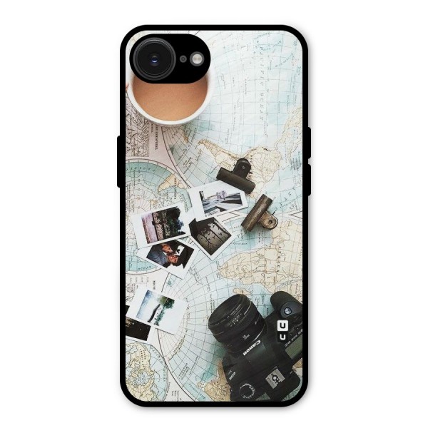 Post Stamps Travel Metal Back Case for iPhone 16e