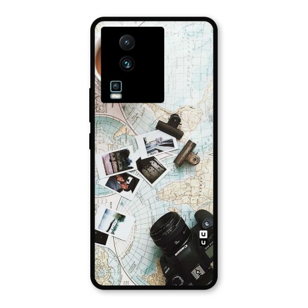 Post Stamps Travel Metal Back Case for iQOO Neo 7