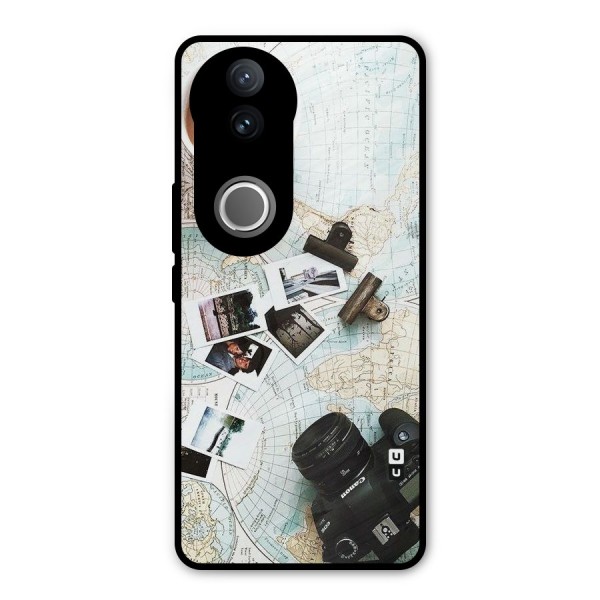 Post Stamps Travel Metal Back Case for iQOO Z10R