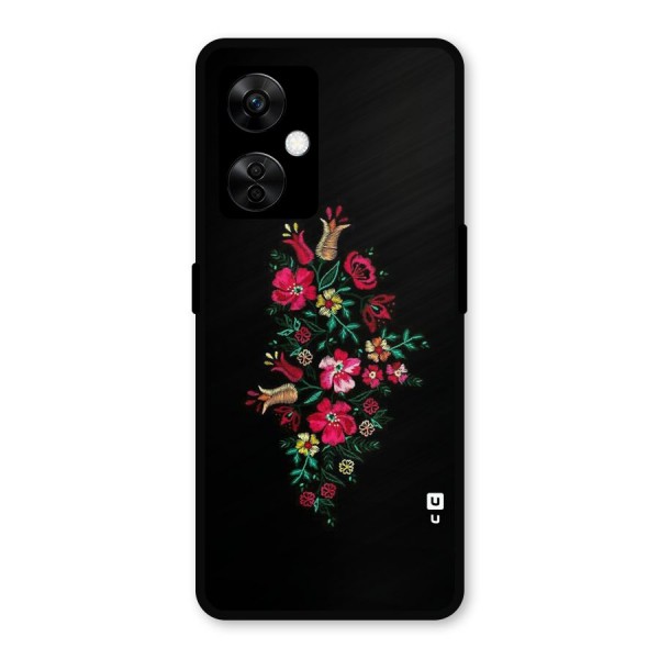 Pretty Allure Flower Metal Back Case for OnePlus Nord CE 3 Lite