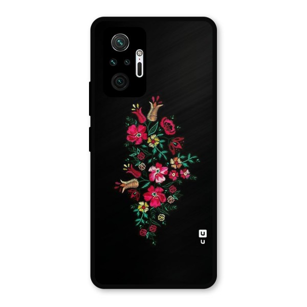 Pretty Allure Flower Metal Back Case for Redmi Note 10 Pro