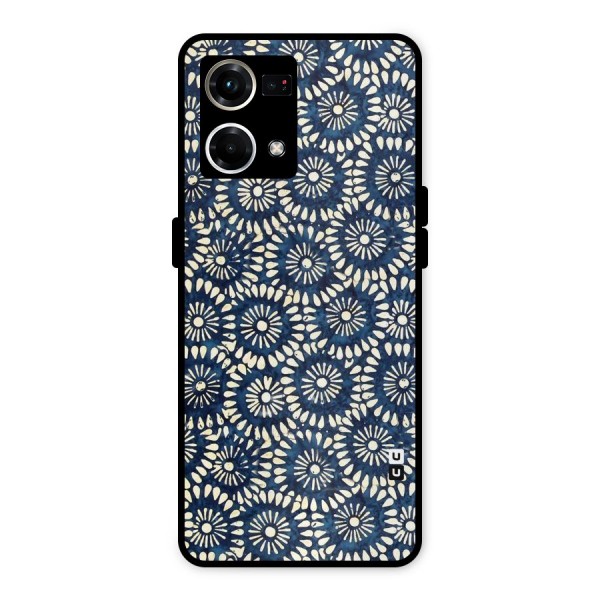 Pretty Circles Metal Back Case for Oppo F21 Pro 4G