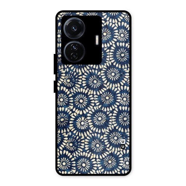 Pretty Circles Metal Back Case for iQOO Z6
