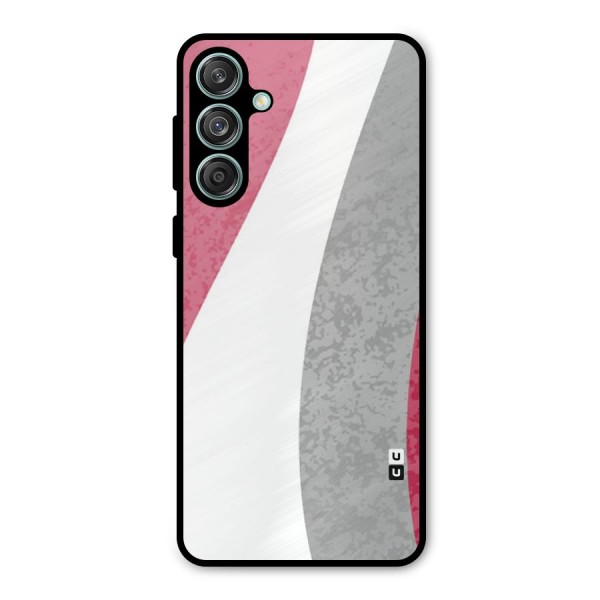 Pretty Flow Design Metal Back Case for Galaxy M55 5G