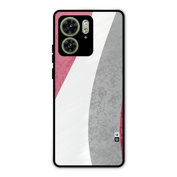 Pretty Flow Design Metal Back Case for Motorola Edge 40 5G