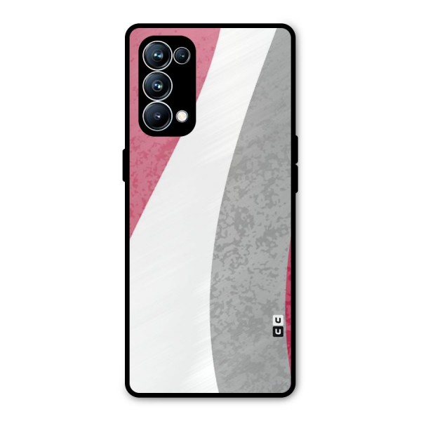 Pretty Flow Design Metal Back Case for Oppo Reno5 Pro 5G