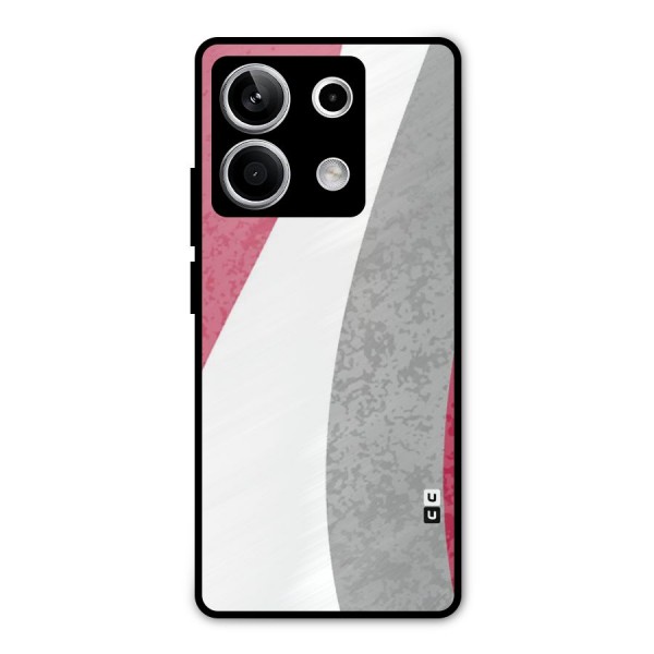 Pretty Flow Design Metal Back Case for Redmi Note 13 5G