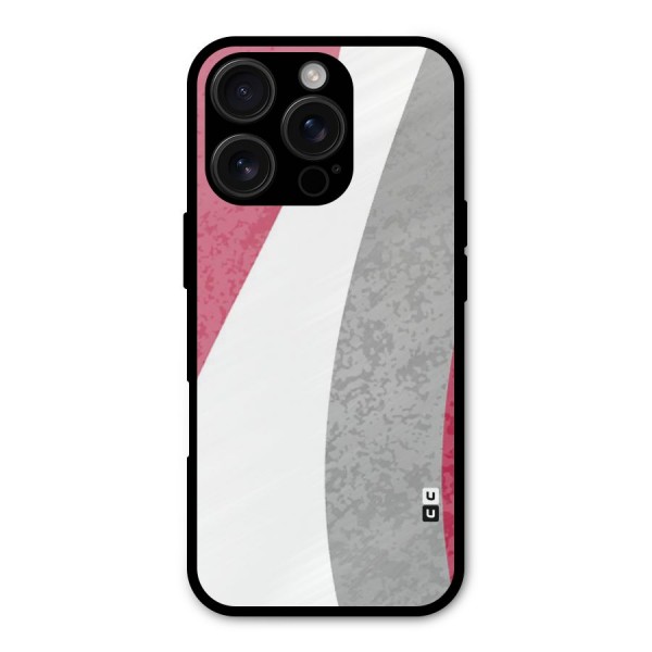 Pretty Flow Design Metal Back Case for iPhone 16 Pro