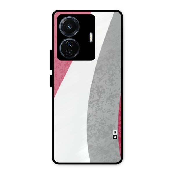 Pretty Flow Design Metal Back Case for iQOO Z6