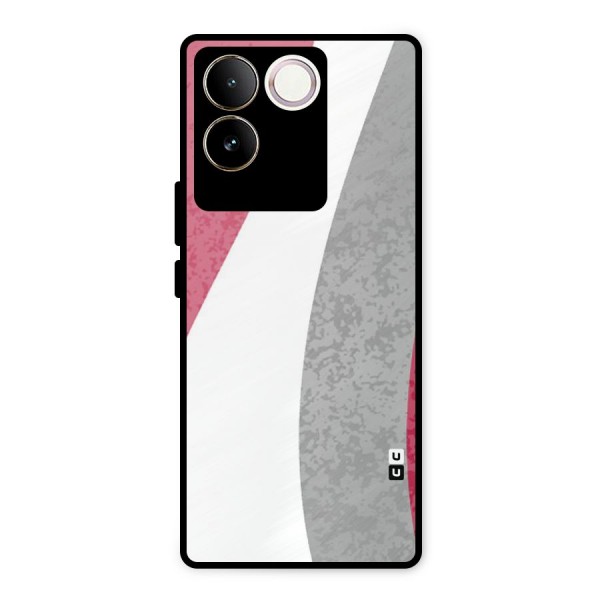 Pretty Flow Design Metal Back Case for iQOO Z7 Pro