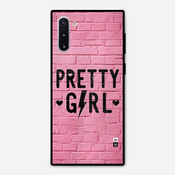 Pretty Girl Wall Metal Back Case for Galaxy Note 10