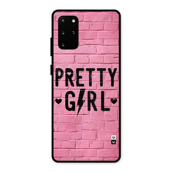 Pretty Girl Wall Metal Back Case for Galaxy S20 Plus