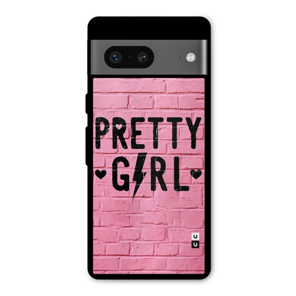 Pretty Girl Wall Metal Back Case for Google Pixel 7