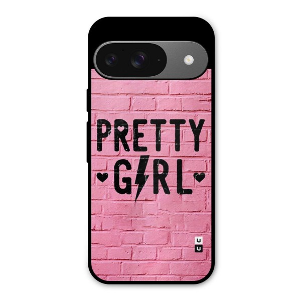 Pretty Girl Wall Metal Back Case for Google Pixel 9