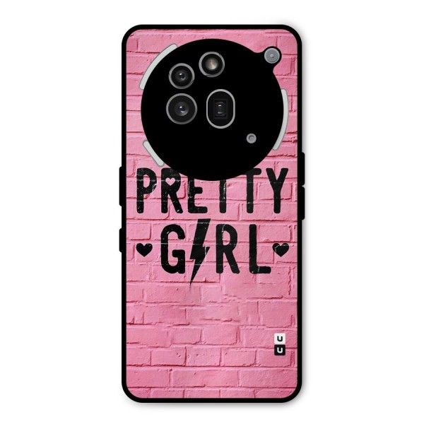 Pretty Girl Wall Metal Back Case for Nothing Phone 3a Pro